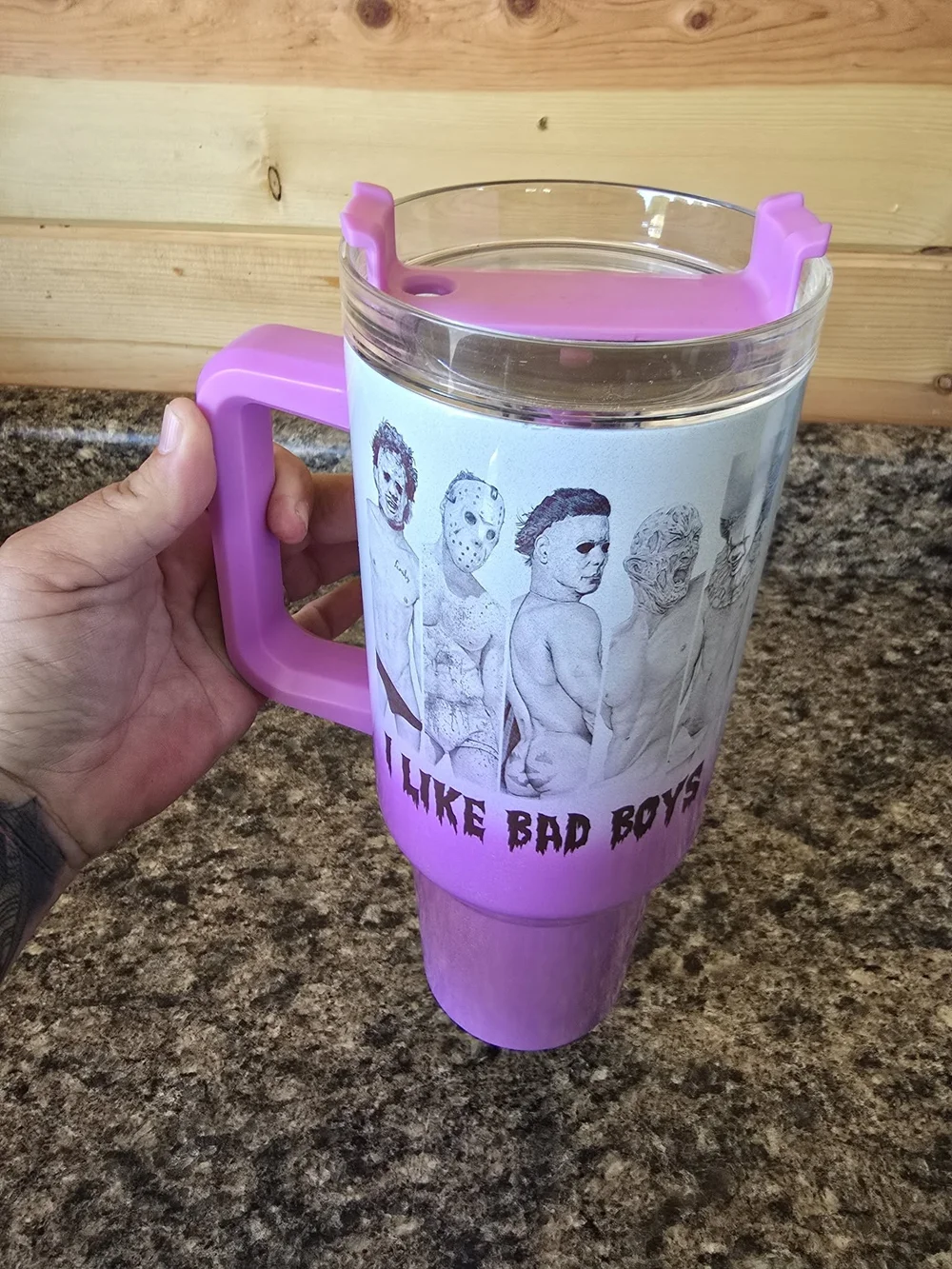 Scary Movie I Like Bad Boys 40 Oz Tumbler